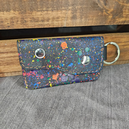 Rainbow Splosion Keychain Wallet