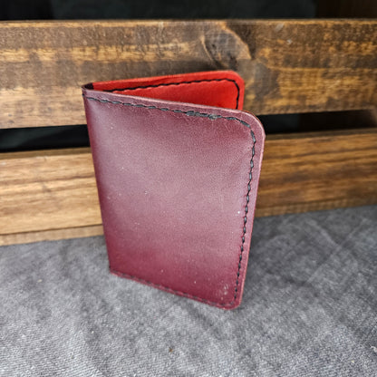 Burgundy & Chili Pepper Mini Bifold