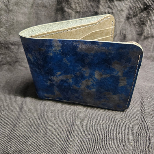 Rustic Metallic Sapphire Deluxe Bifold