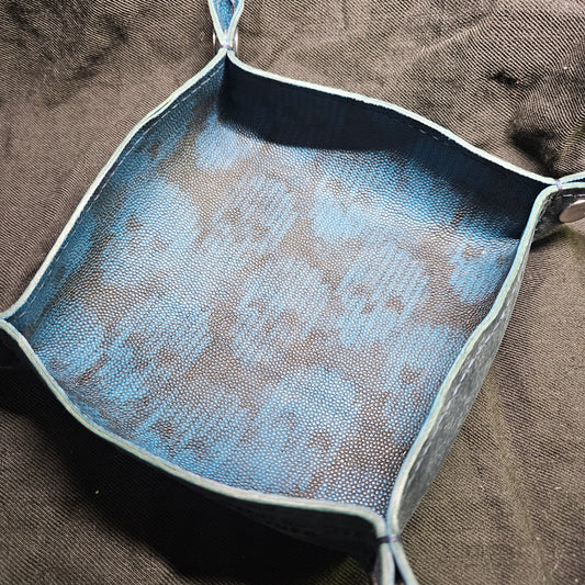 Blue Skulls Valet Tray (No Snaps)