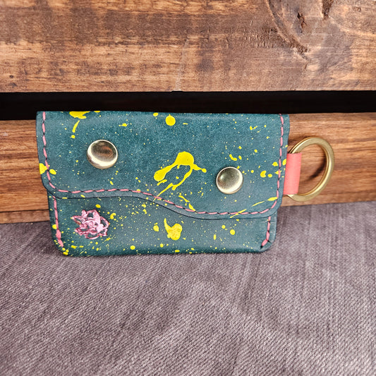 Pan Splatter Keychain Wallet
