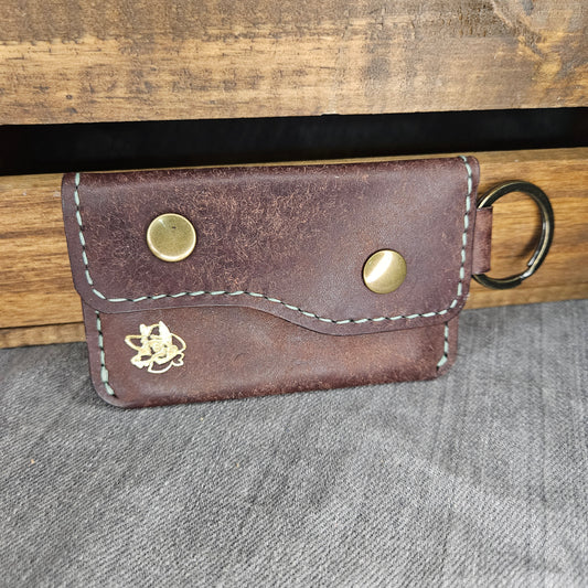Tobacco Brown Keychain Wallet
