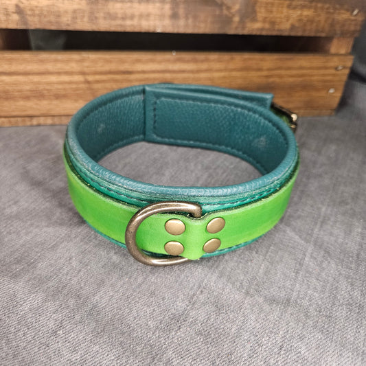 Green w/ Antique Hardware Collar